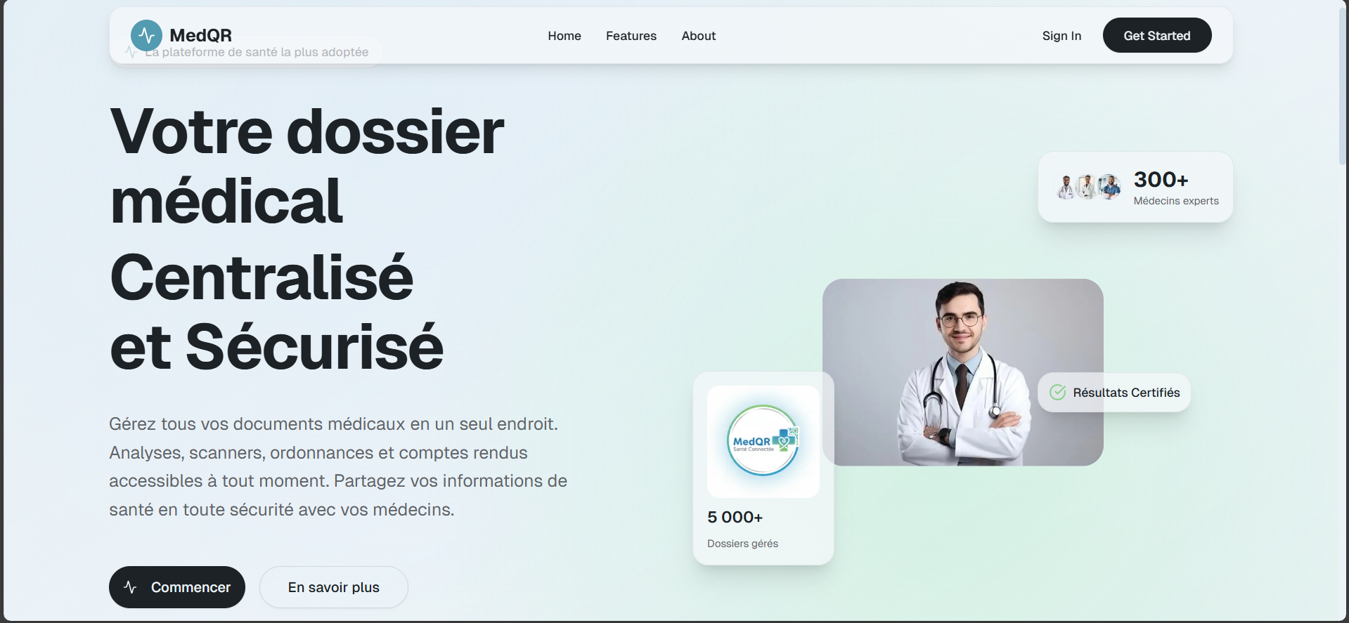 MedQR Healthcare Platform